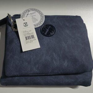 CXL by Christian Lacroix Luca Wristlet 2-in-1 Slim Pouch Womens Light Denim